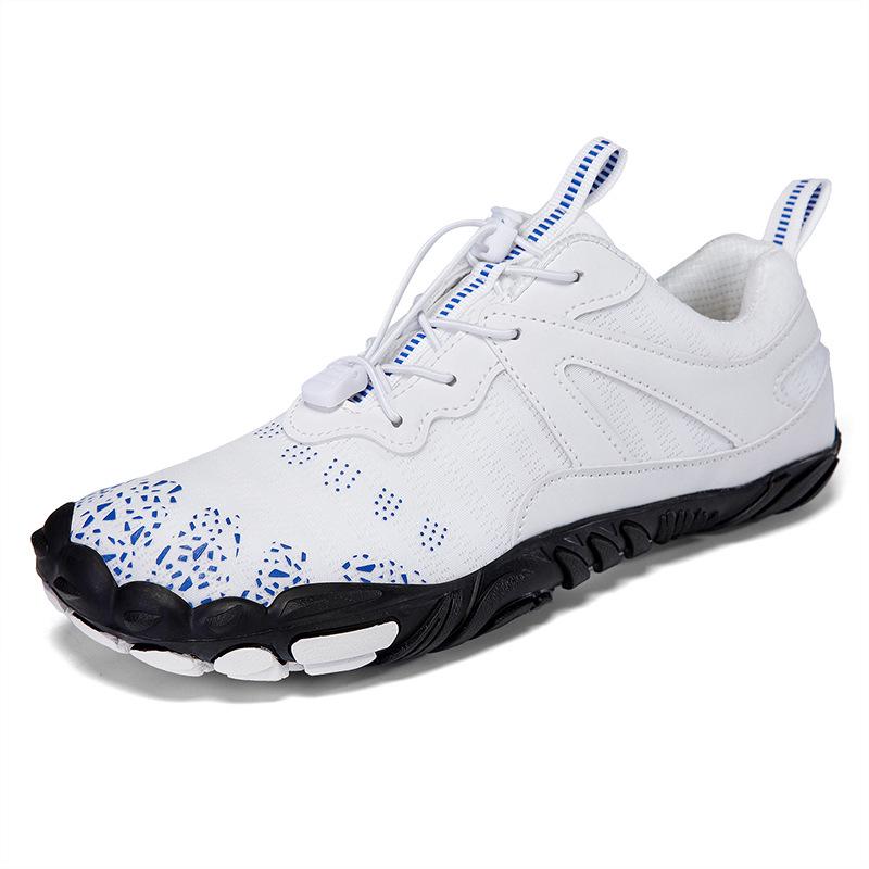 

Дышащие пятипалые туфли для велоспорта на открытом воздухе, пешего туризма и лазания по бездорожью белый/синий