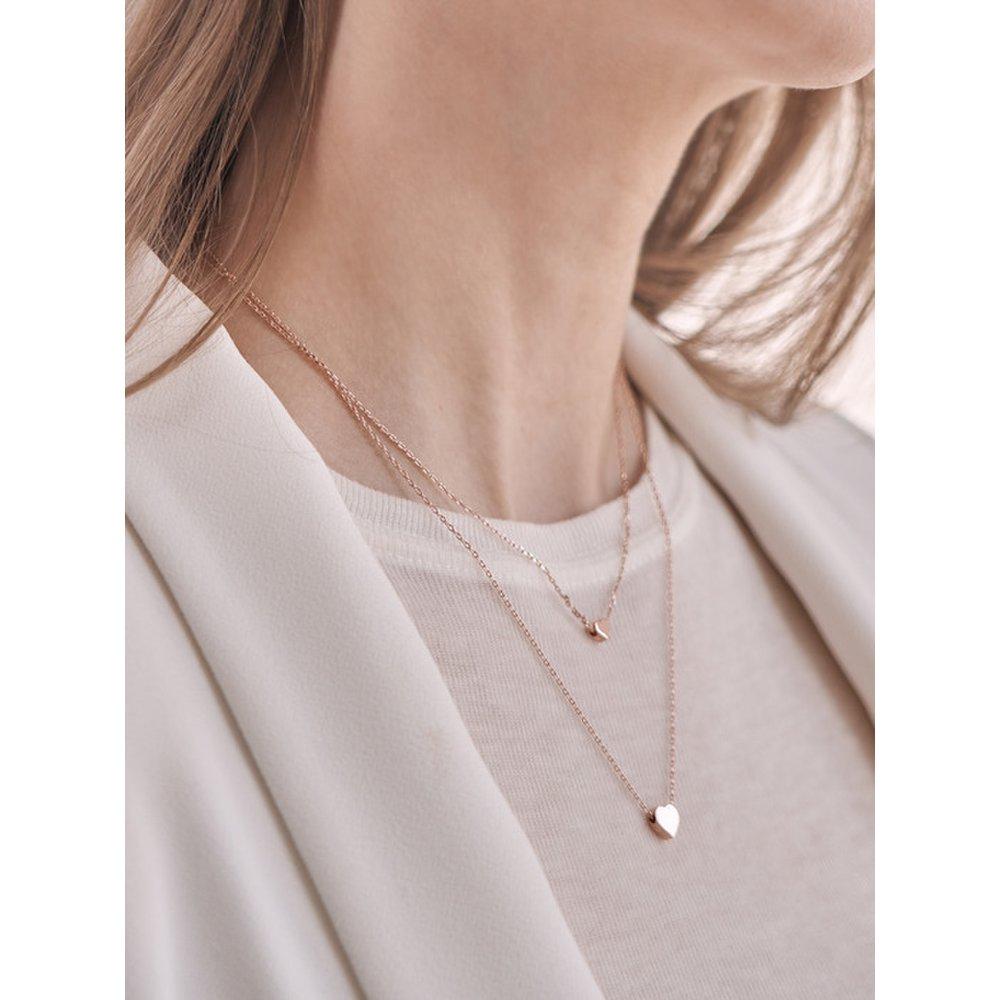 Layered Heart Necklace Elbrnn183