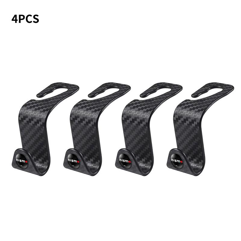 Car styling Car Seat Carbon Fiber Hook Car Accessories For Nissan Nismo X J10 J11 Trail Tiida Teana Skyline Juke X-trail Almera