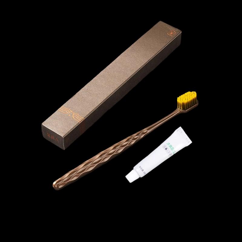 Lixing Disposable Travel Toothbrush & Toothpaste Set
