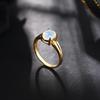 Shinning 100% Natural Opal Jewelry Set  Earrings Ring Real Gemstone Oval 7*9mm  925 Sterling Silver Exquisite Jewelry Gift for Women