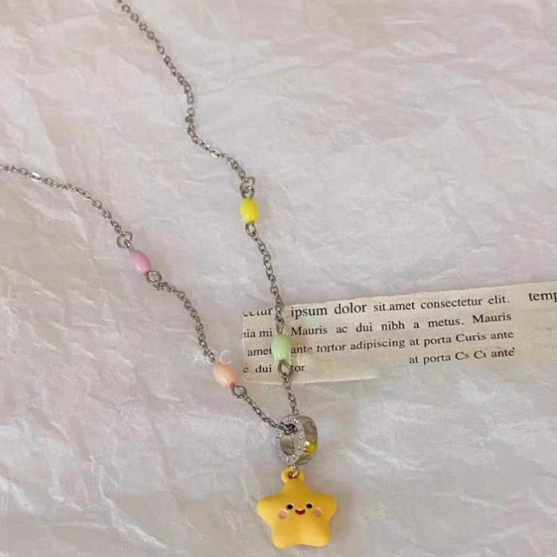 

Игра «Любовь и глубокий космос» Ксавьер, ожерелье для косплея, кавайная подвеска со звездой, красочная цепочка, колье, ювелирные изделия, аксессуар для костюма, реквизит