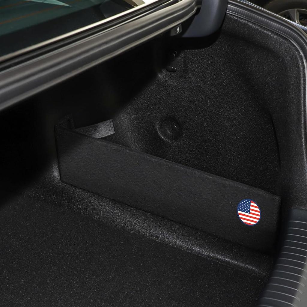 2PCS Rear Trunk Organizer Side Divider Board Compatible with 11th Gen Honda Accord 2024 2025 Interior Accessories