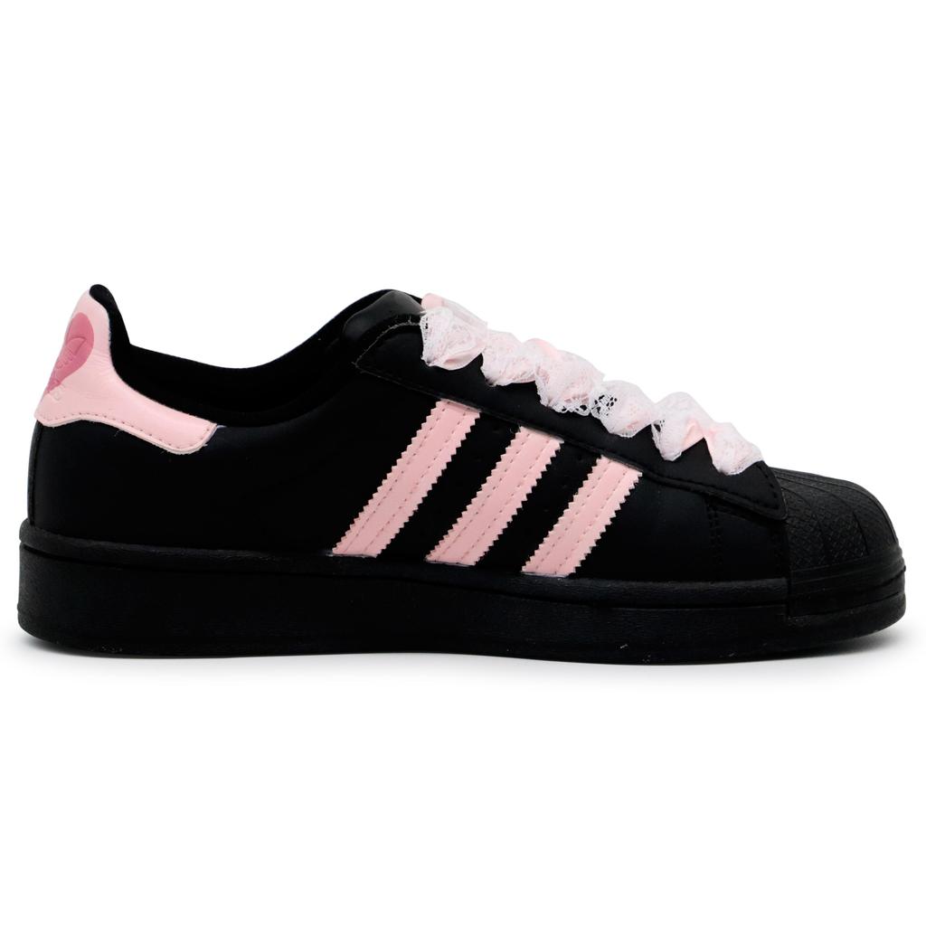 adidas Originals Superstar 2 Cuervo Hecho, Ballet de Tinta, Bolsa de Compras Especial, Edición Limitada San Valentín, Otoño Invierno JH9977(Equipo52-S-CAJA)