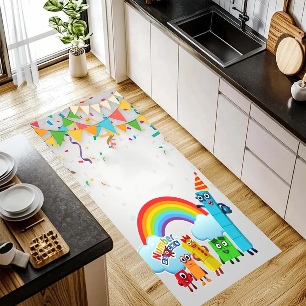 Numberblocks Nonslip Kitchen Mat Floor Carpet Rug For Indoors Outdoors Home Decor Room Supplies Spring Decor