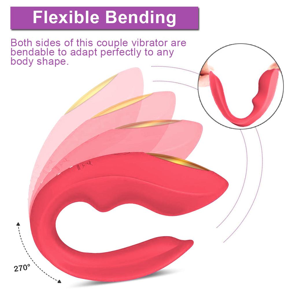 10 Modes U Shape Wireless Remote Control Women Vibrator Clitoris Stimulator Masturbator Sex Toys for Couples