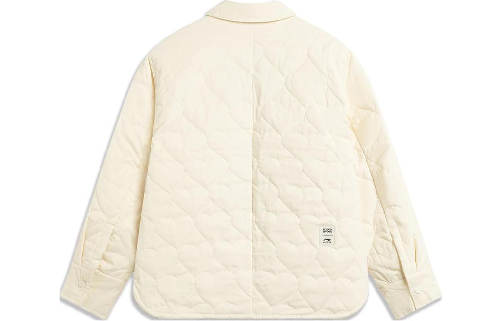 Li Ning x LEAGUE OF LEGENDS Sports Life Collection Puffer Jacket Women's Ecru AFMT030-1
