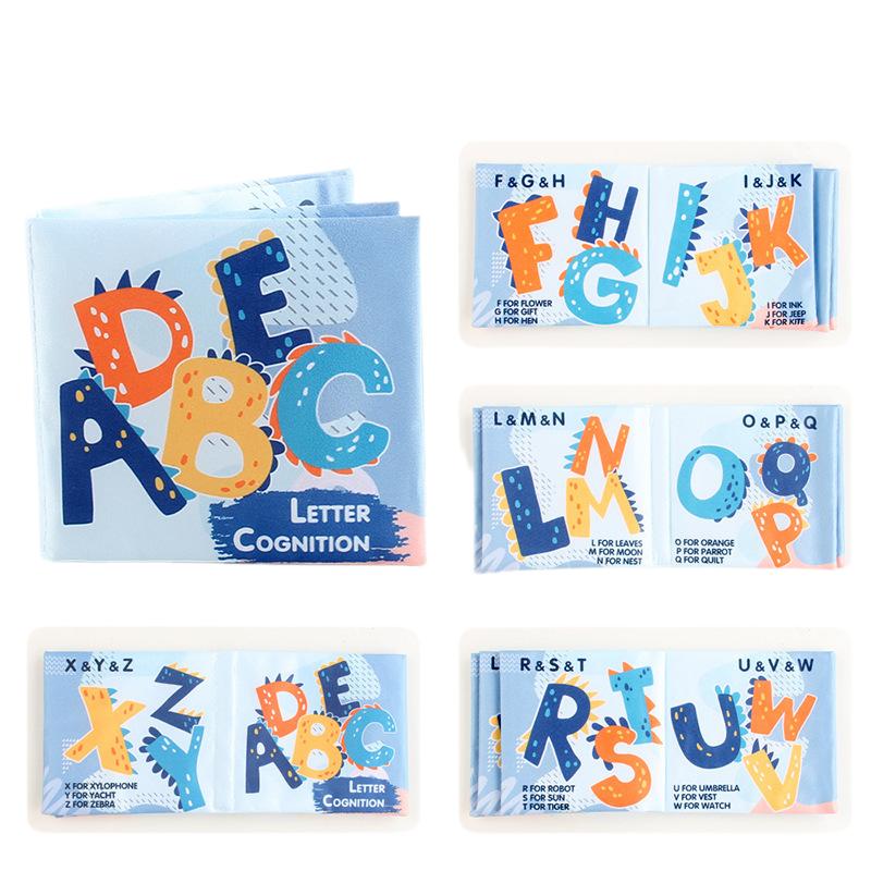 

Book Cloth Baby With Ocean Animals Educational Plaything For Early Cognitive Letter