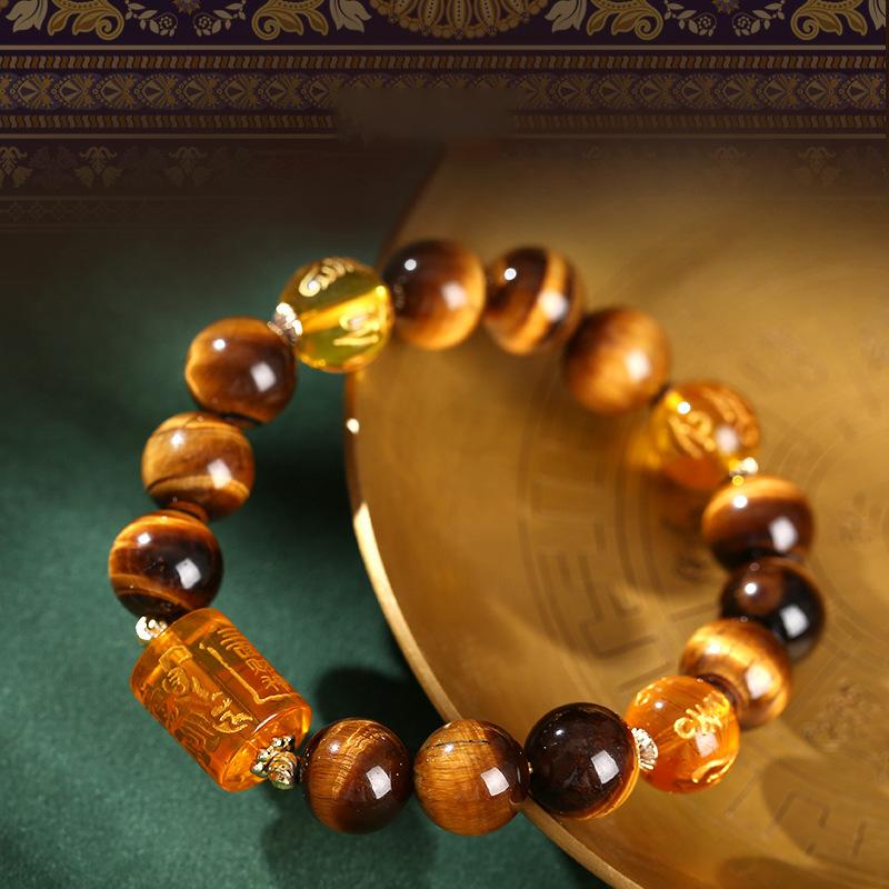 

Винтажный браслет из бусин «Тигровый глаз» Maillard, Новая китайская мода Гочао, Темпераментный браслет, Легкая роскошь, Высококлассные ювелирные изделия