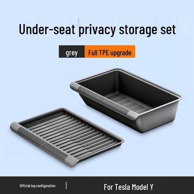 Organizator Depozitare Sub Scaun Tesla Model Y - Accesoriu Modificare Interioară