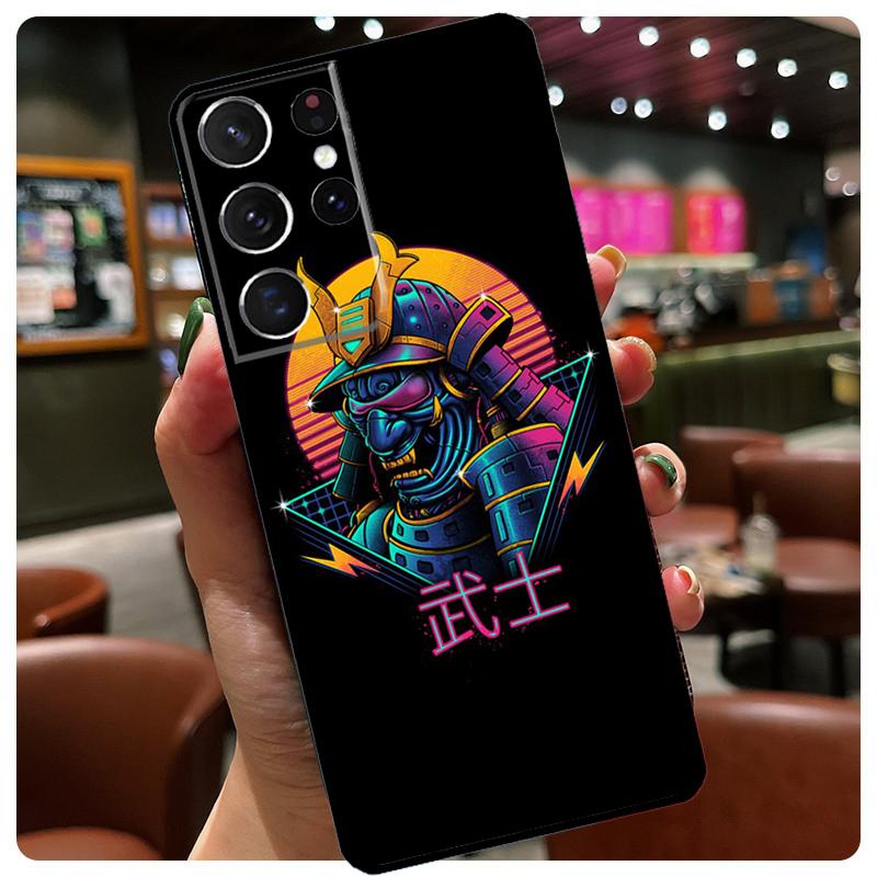 Japan Samurai Ninja Case For Samsung Galaxy S23 S20 FE S21 Ultra S8 S9 S10 Note 10 Plus Note 20 S22 Ultra Cover