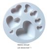 Chocolate Mold Safe No Residue Non-stick Silicone Bear Heart LOVE Pattern Baking Mould for Valentine's Day