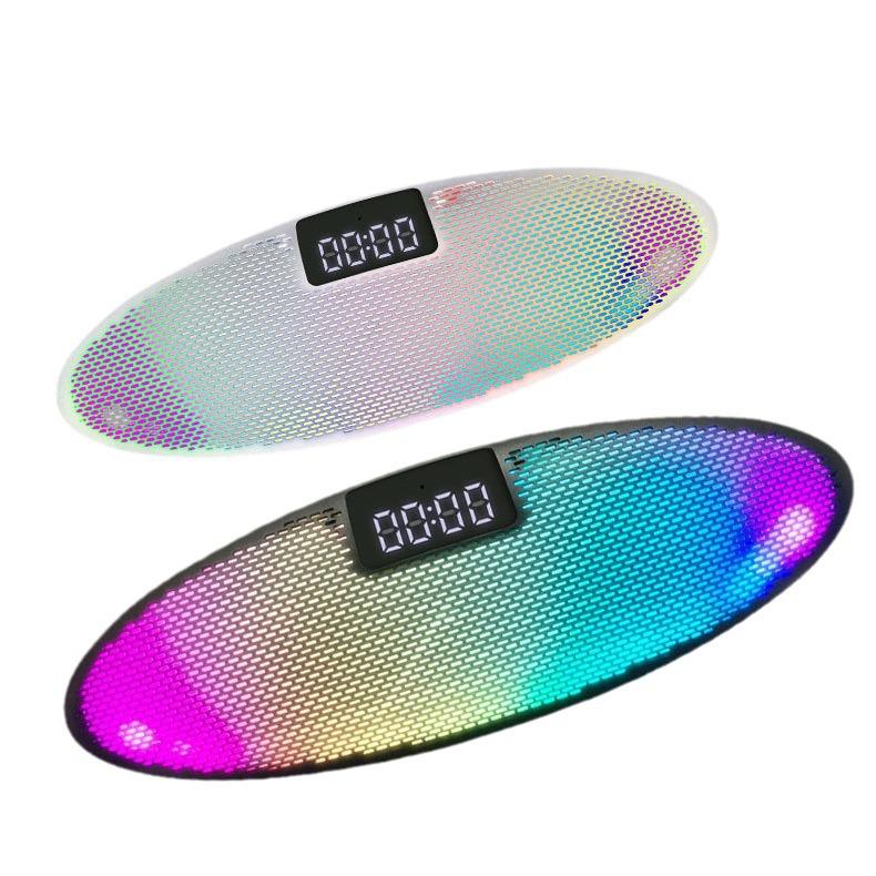 

Портативная Bluetooth-колонка 5.3 с подсветкой, будильником, высококачественным стерео и сверхдолгим временем работы от аккумулятора HM-2403 белый