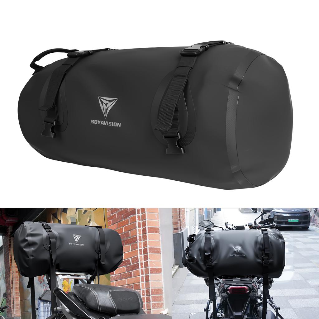 20L 50L 70L 100L 40L 66L Motorcycle Waterproof Tail Bag Travel Outdoor Dry Luggage Roll Pack Bag Motorcycle Seat Bag