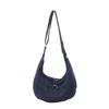 Schoolbag1011 new denim retro versatile simple large capacity commuter casual fashion messenger bag shoulder bag women's bag