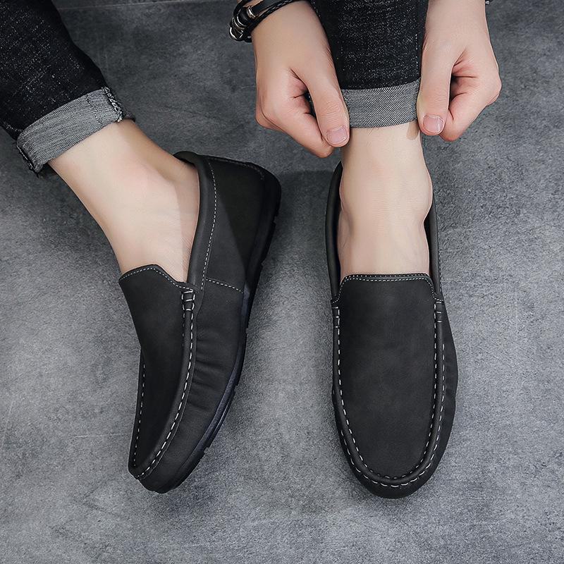 Men's 2024 Summer Breathable Slip-On Shoes: Trendy, Low-Top, Fashionable, Casual Lazy Shoes