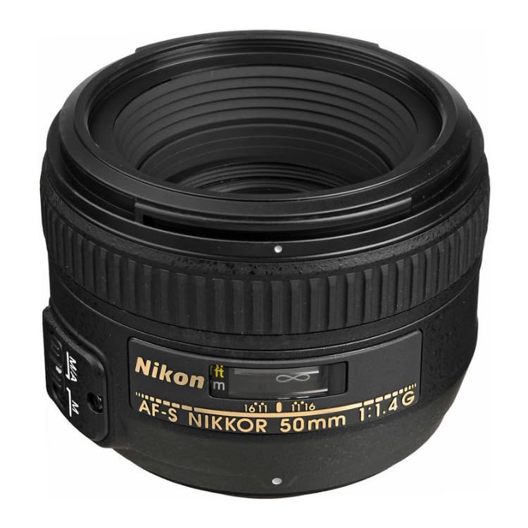 Nikon NIKKOR 50mm Prime Compatible AF-S f/1.4G Lens, Full-frame