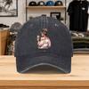 1pc New Love Yourself Fashionable Washed Baseball Cap For Girls Premium Versatile Outdoor Accessory Unisex Duckbill Cap Fas