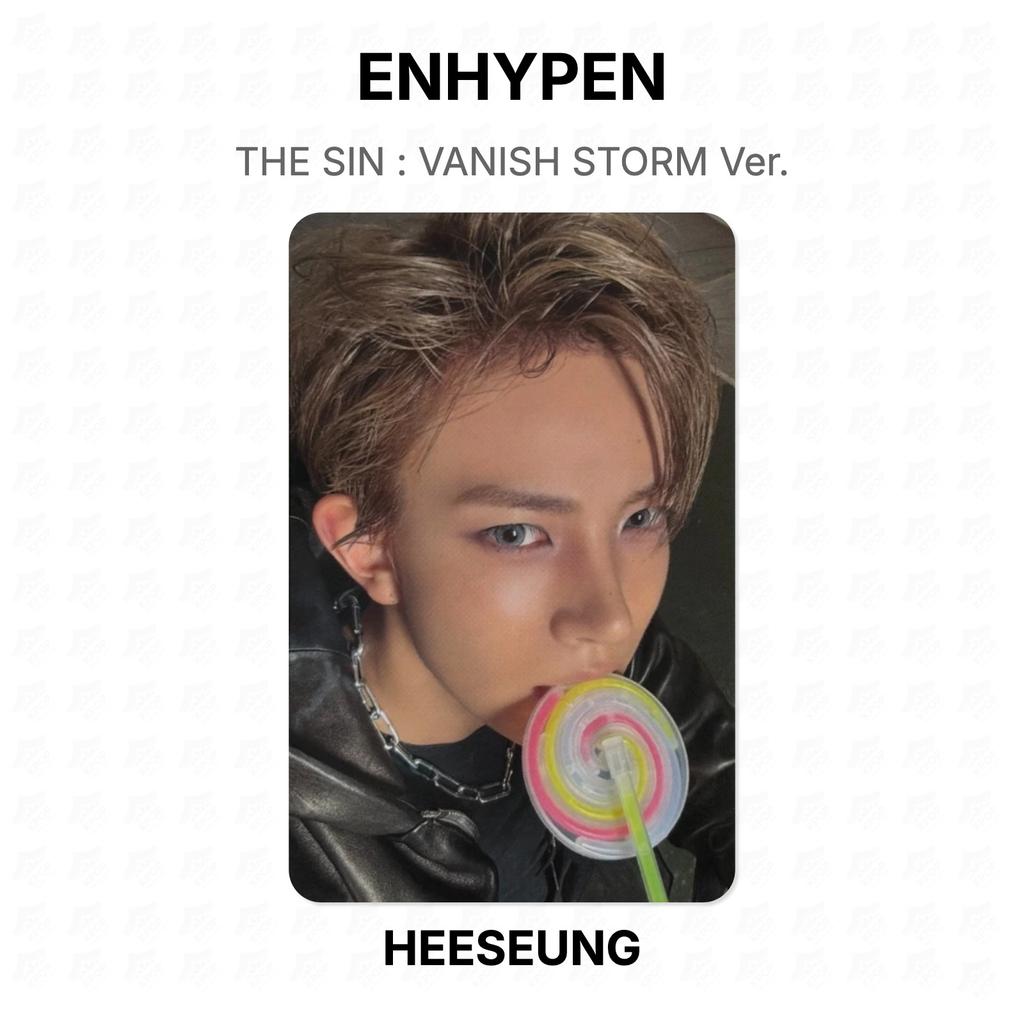 ENHYPEN THE SIN : VANISH STORM Ver. Official Photocard