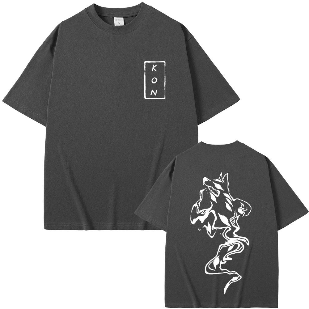 Anime Chainsaw Man T Shirts Hayakawa Aki Fox Devil Kon Graphic Short Sleeve Mens Womens Manga Fashion Oversized Tshirt Tops