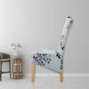 Printed Chair Cover High Elasticity Xl Size Long Back European Seat Cover Beautiful Comfortable Chair Cover Hotel Party Banquet for Home