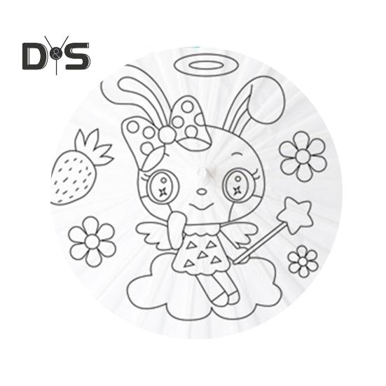 

27/41 см бумажный зонтик для самостоятельной росписи вручную в китайском стиле, декоративный зонтик из масляной бумаги с деревянной ручкой, детские раскраски, восточные поделки из зонтика G