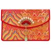 Premium Brocade Red Envelopes Exquisite Tassel Elegant Fan Decor Spring Festival Hongbao Soft Texture Reusable Cloth