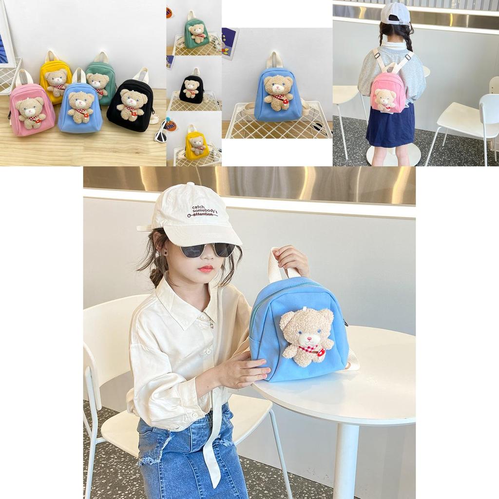 Stylish And Fun Childrens Backpack Lightweight Canvas Material With Animal Patterns