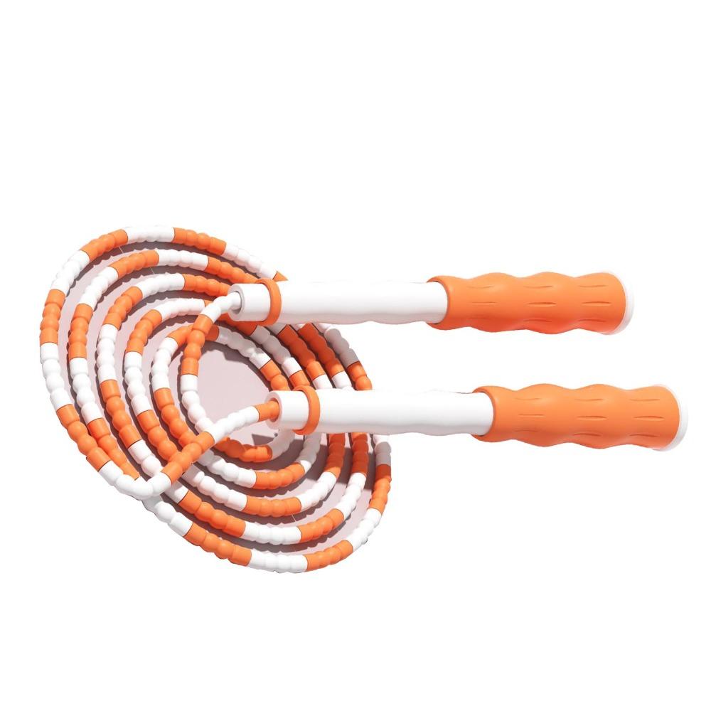 PP Plastic Adjustable Jump Rope Classic Beaded Beaded Jump Rope Segmented Jumping Rope Training