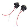 2Pcs Rear Brake Light Socket Holder Waterproofing Turn Signal Light Plug Connector LED Bulb Socket with Wiring Harness