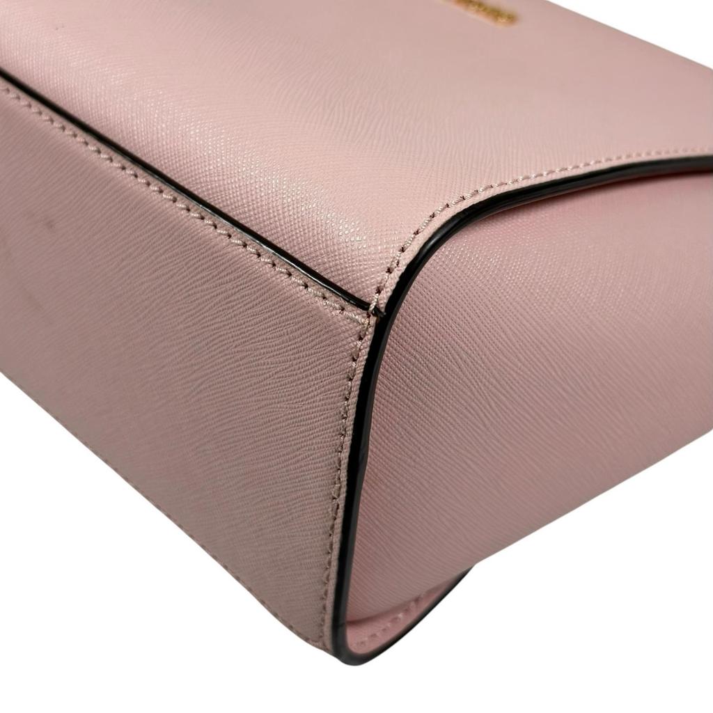 Michael Kors Selma Medium Messenger 35H8GLMM6L Shoulder Bag Light Pink Women Used