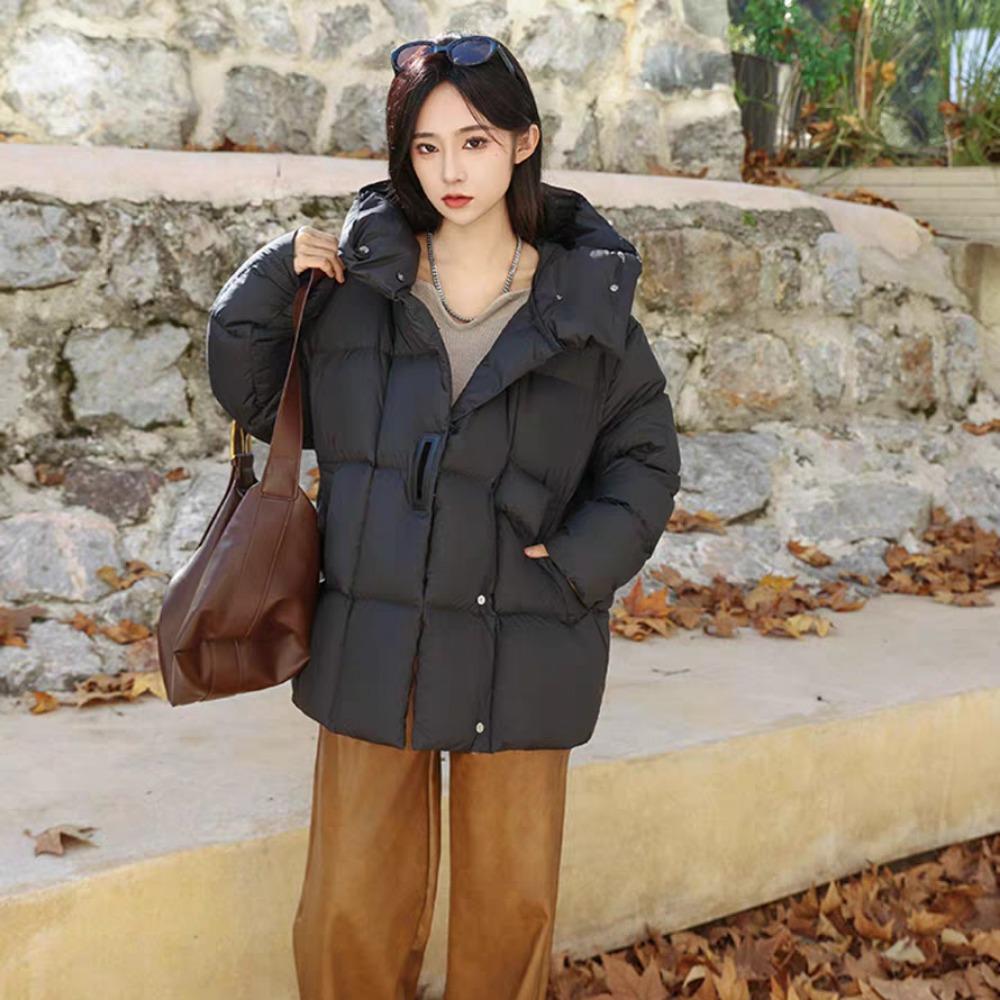 Small High-end White Duck Down Short Thickened Down Jacket Women's New Winter Temperament Socialite Jacket