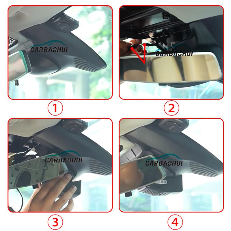 Dash Cam For Volvo XC40 XC60 XC90 S60 V60 S90 V90 V40 S80 XC70 Polestar 2 Car Dvr HD Camera WiFi Driving Recorder Auto Parts