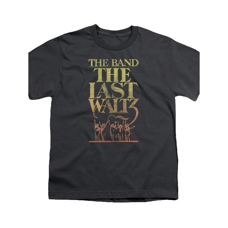 Men S Heavyweight 100% Cotton Vintage The Band The Last Waltz Graphic T-Shirt - Retro Rock Concert Tee with Musician Band Members Song Titles - S