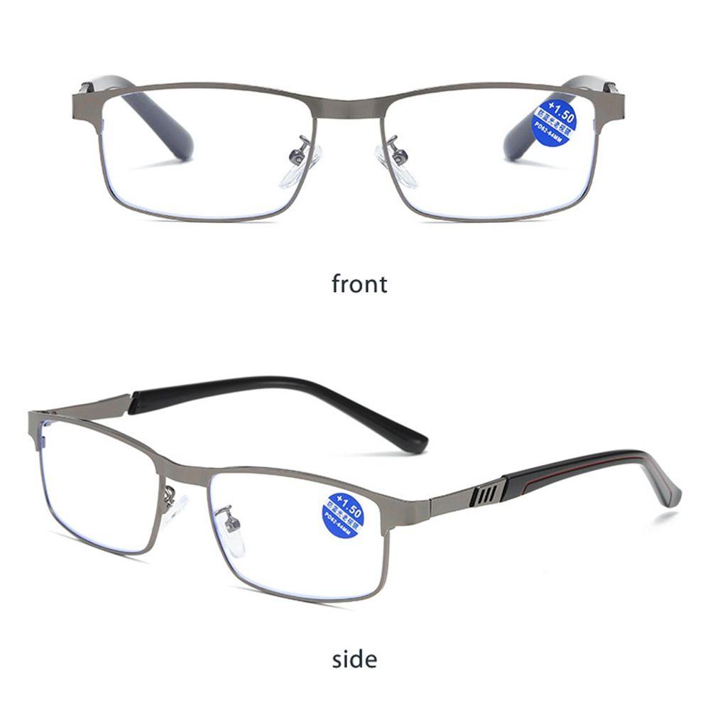 Blue Ray Blocking Presbyopia Eyeglasses Metal Hyperopia Glasses Comfortable Optical Eyewear  Office