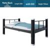 Double-Decker Iron Bunk Bed for Student or Employee Dormitories