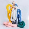 Creative Chain Plush Pillow Stuffed Shackles Shaped Cushion Soft Knot Toys Doll Sofa Decoration Birthday Gift For Friends