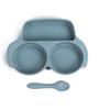 Conjunto de Prato e Tigela de Sucção de Silicone para Bebê WUTUO