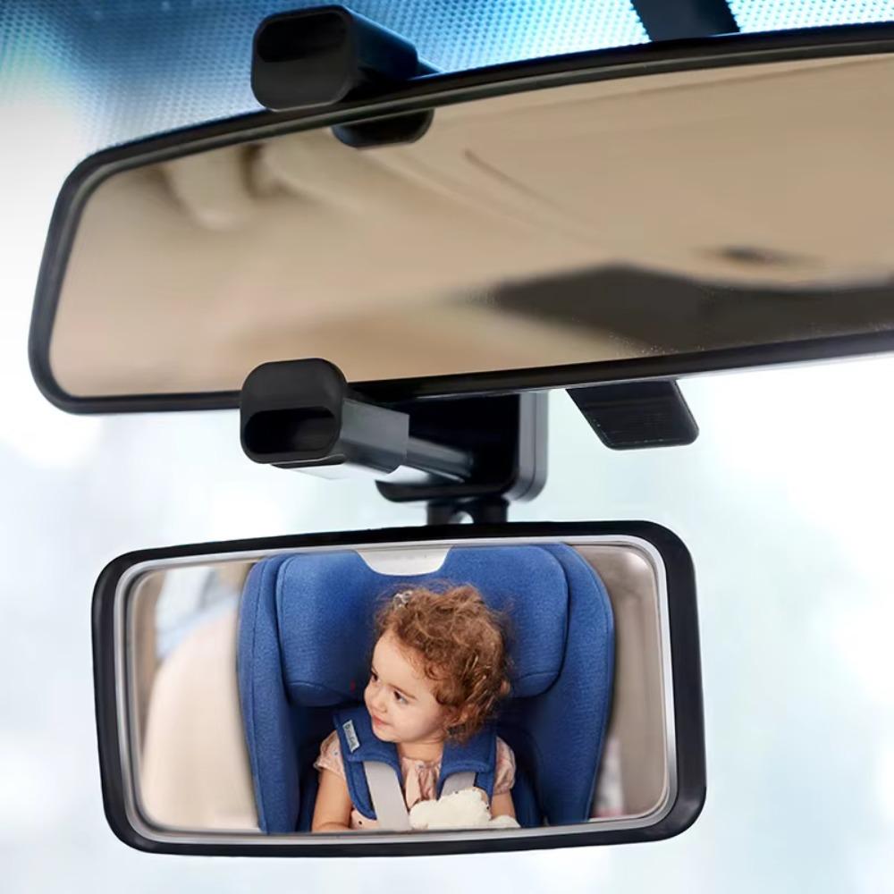 Adjustable Wide Angle Curve Rearview Child Observation Safety Mirror  Car Supplies
