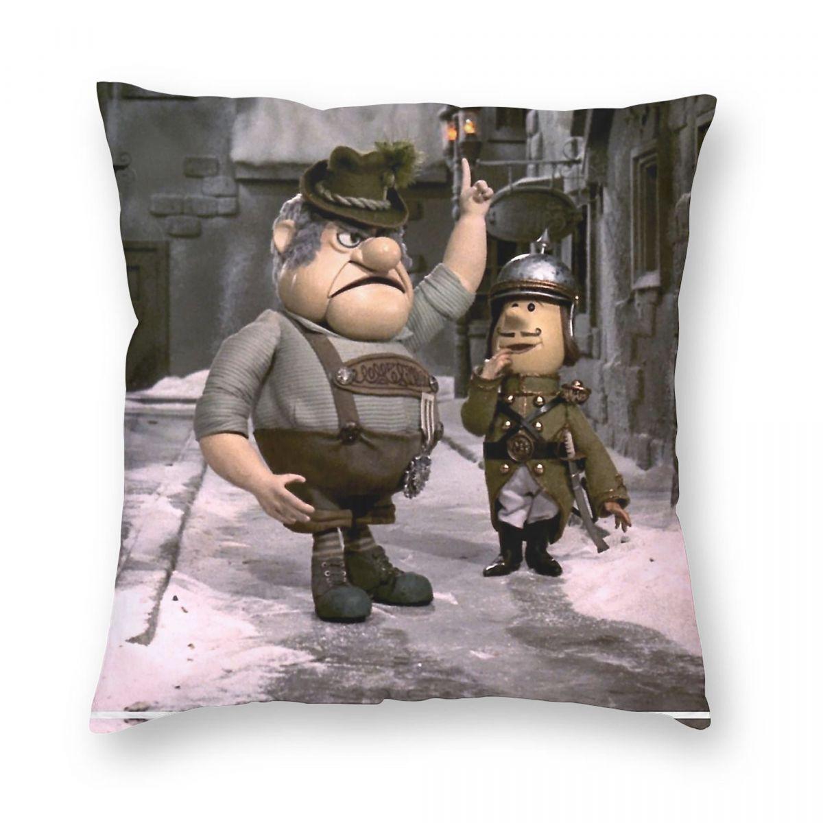 Burgermeister Meisterburger Square Pillowcase Polyester Linen Velvet Printed Zip Decor Pillow Case Home Cushion Cover 18 Peach skin 18*18(CM)-1Pcs