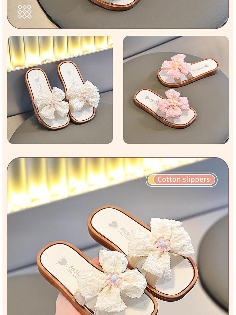 Girls' Summer Non-slip Breathable Outdoor Slip-on Shoes - Korean Fairy Princess Style