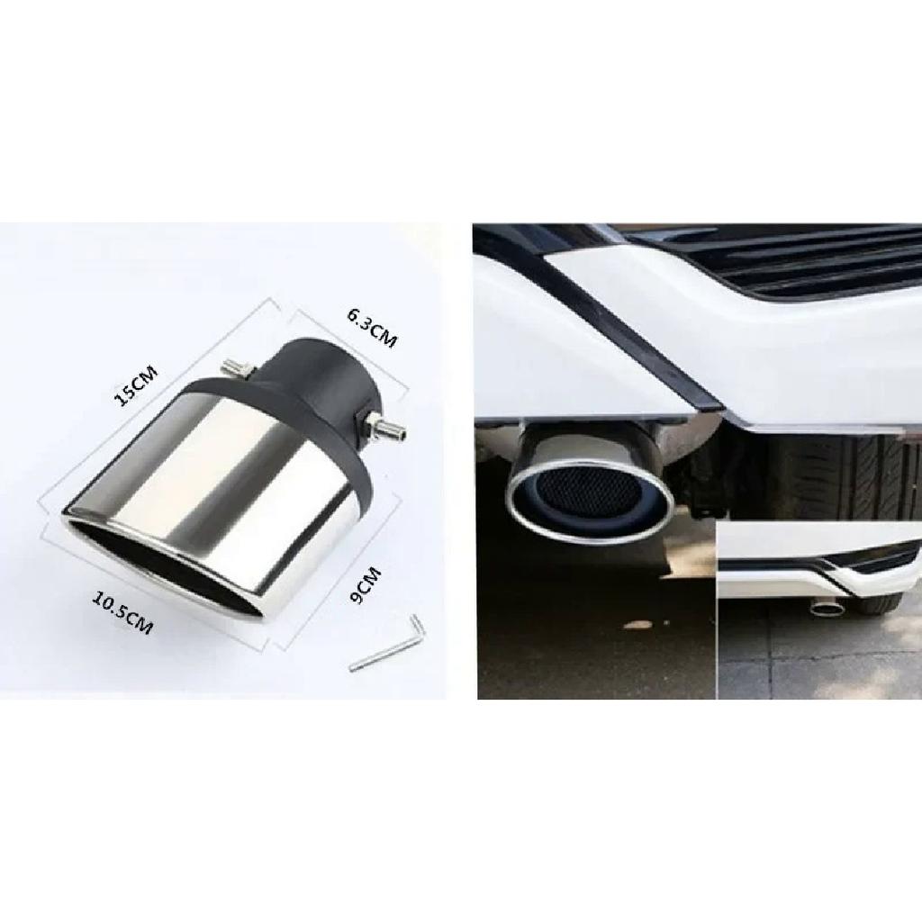 Silenciador de escapamento de carro Tubo de revestimento de garganta de cauda de carro para Toyota Camry Highlander RAV4 C-HR Crown Reiz Corolla Vios Yaris L