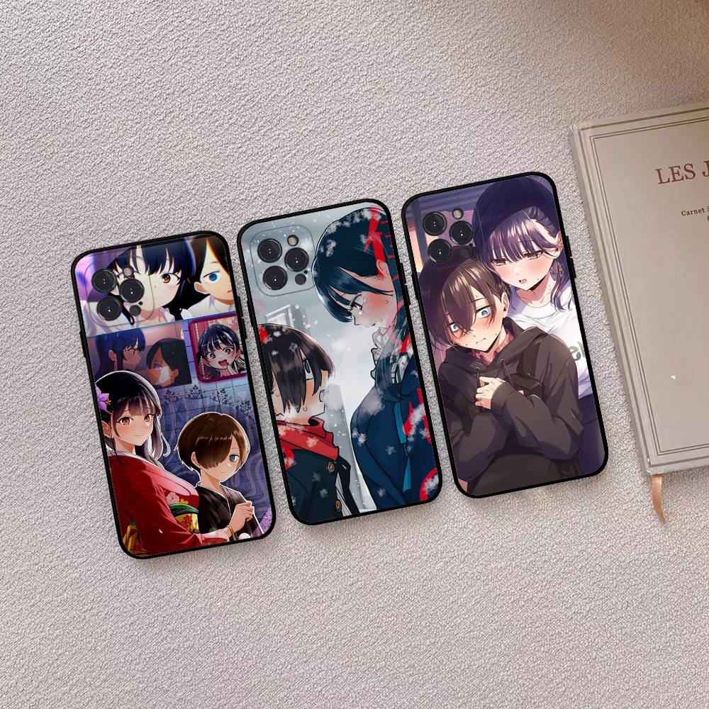 Popular Anime The Dangers In My Heart Phone Case For IPhone 17 16 15 14 13 12 11 Pro Max Plus Mini Silicone Black Cover