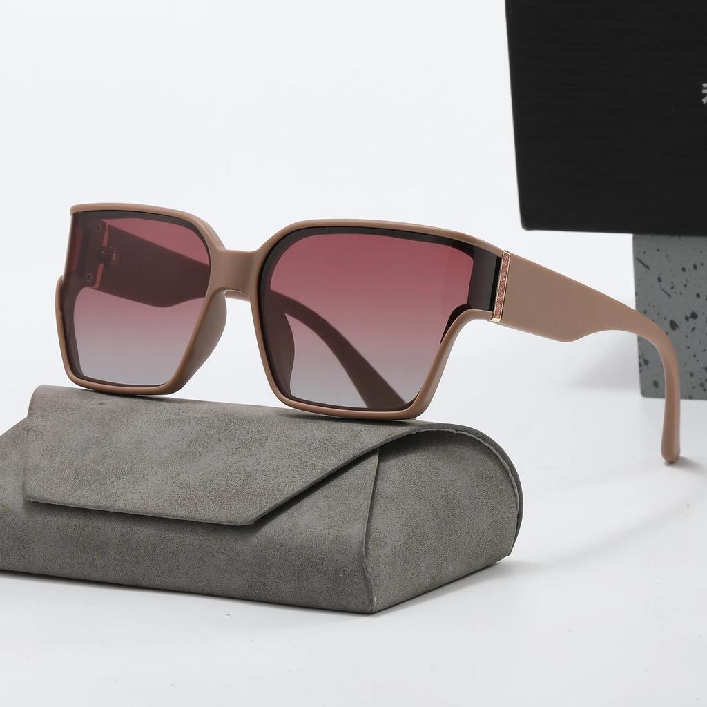Vintage Oversized Square Polarized Sunglasses Women Men Classic Big Frame Trending Sun Glasses UV400 Brand Designer Eyeglasses