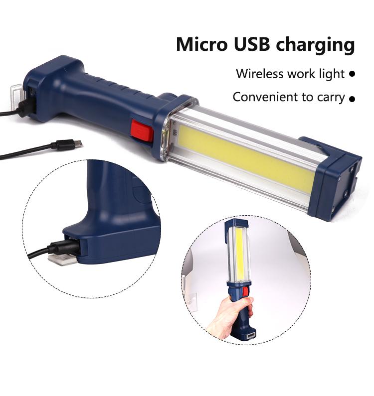 LED COB Work Light Car Handheld Multifunction Flashlight