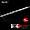 Haisidick 8-Hook Stainless Steel Adhesive Wall Hook