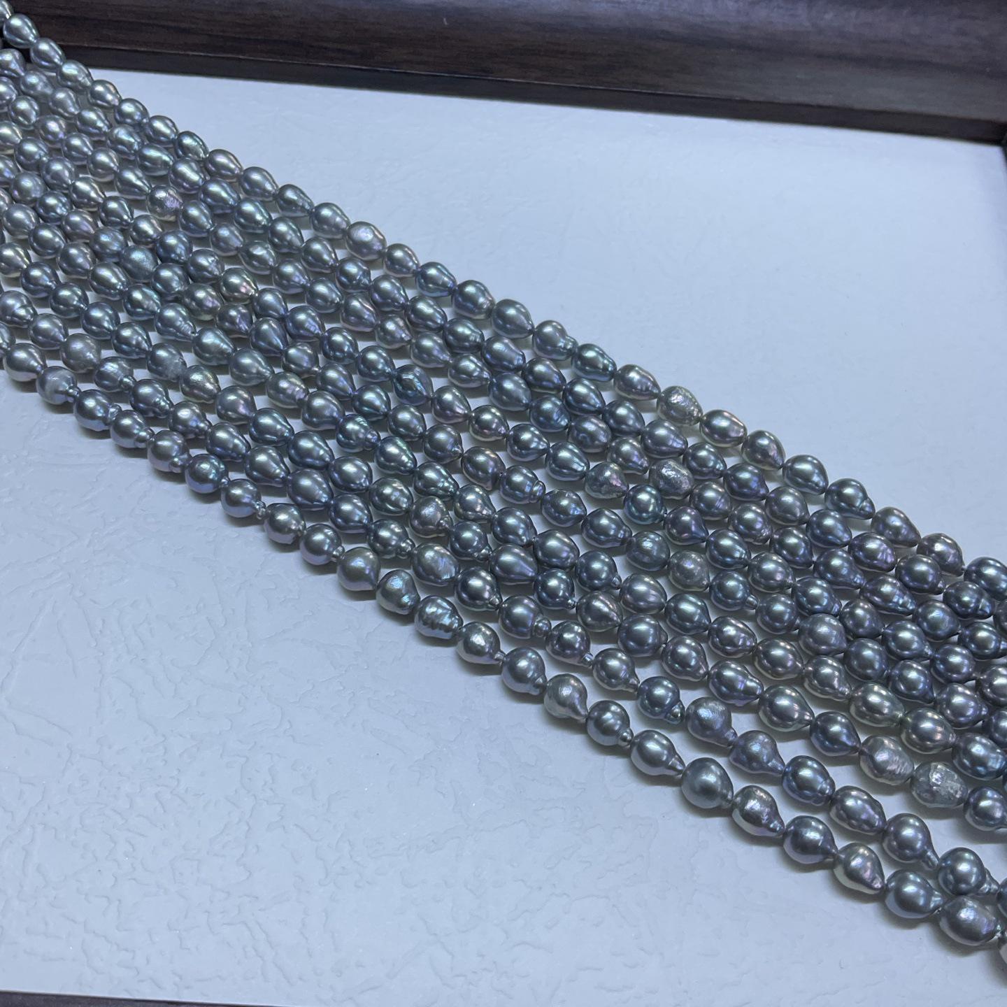 Baroque Irregular Freshwater Pearl Necklace (5-6mm) - Slightly Flawed Hanadama Color Series 5-6mm