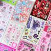 Korean ins Sweet Cool Girl Sticker Scrapbooking Diary DIY Album Decoration Sticker Aesthetic Stationery Art Supplies Personalizd