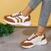 Women's Spring-Summer Leopard-Print Thick-Soled Dad Casual Sports Shoes, Gump-Style Slim-Fit Footwear For Students.