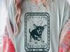 Feral Chihuahua Tarot Comfort Colors T-Shirt - Funny Tiny Dog Card Tee, Angry Chi Mom Dad Gift, Weird Dog Shirt